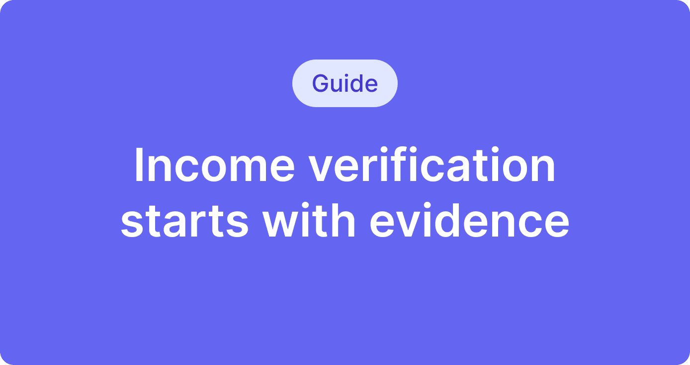 How lenders can verify income using open banking transaction data